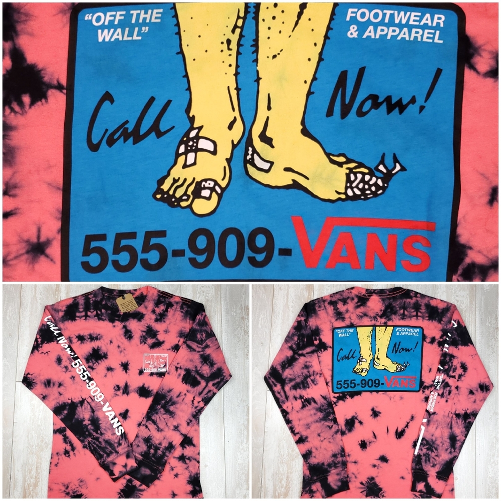 Vans Man I Need Vans LS Tie Dye